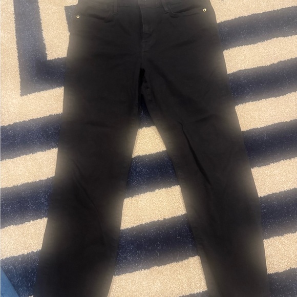 Frame Denim Denim - Frame Denim Women's Black Straight Leg Jeans